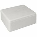 Plastilite Insulated Foam Cooler 11'' x 9 3/8'' x 3 1/2'' - 3/4'' Thick 451PC7PLT